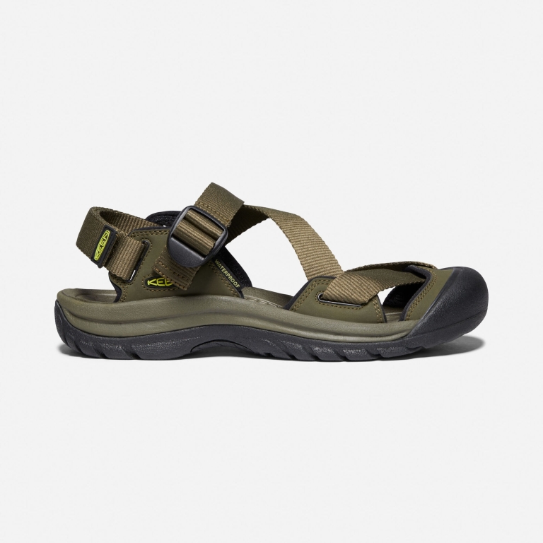 Keen Zerraport II Sandals - Men's Dark Olive Black Sandals